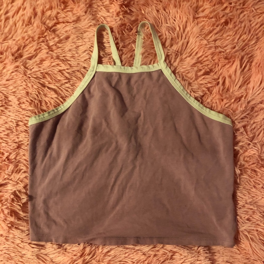 Lavender Halter Crop Top